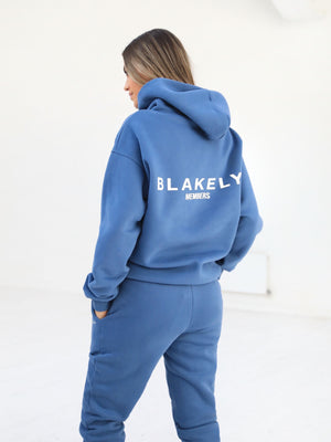 Women's Members Relaxed Hoodie - Mid Blue