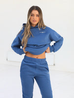 Women's Members Relaxed Hoodie - Mid Blue