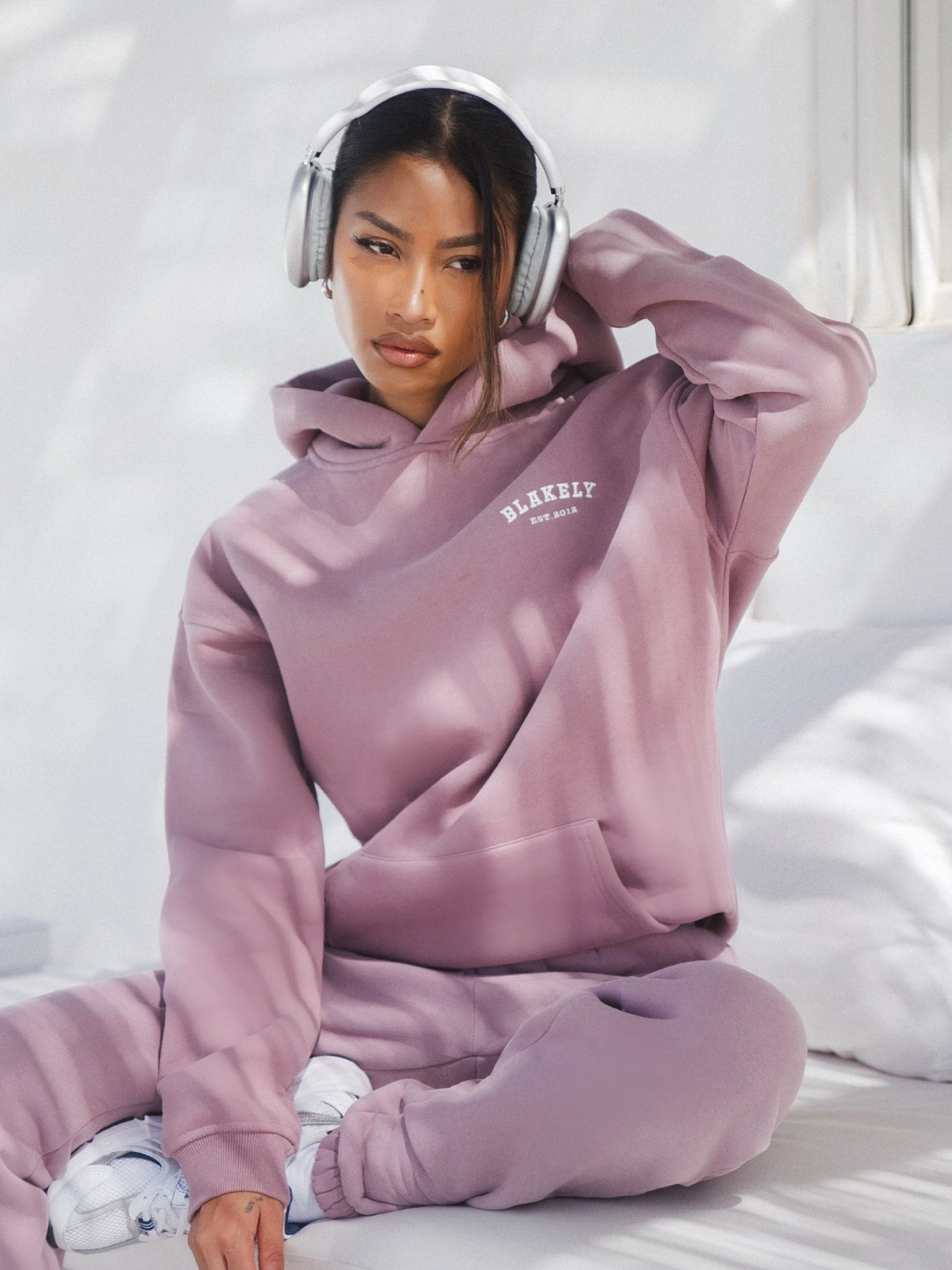 Blakely Pink Oversized Hoodie Women's Buy Blakely Women's