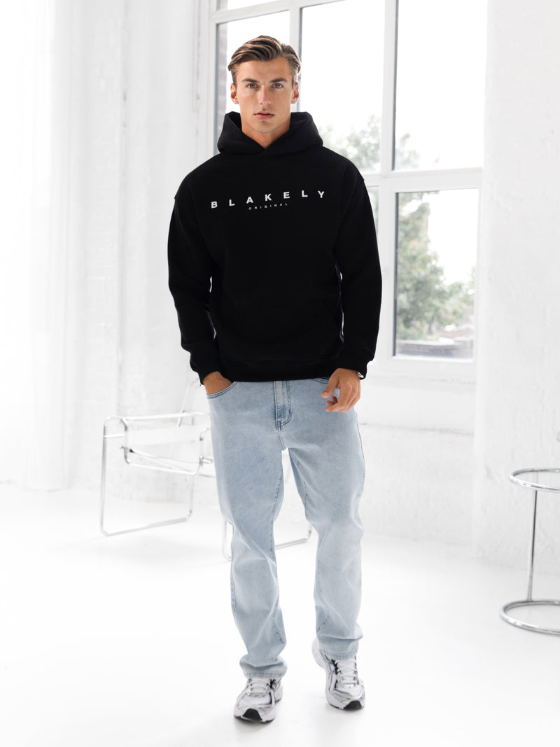Evolved Relaxed Hoodie - Black