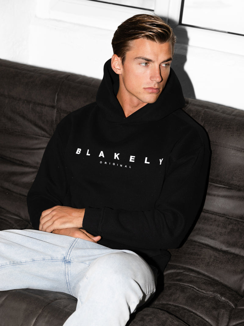 Evolved Relaxed Hoodie - Black