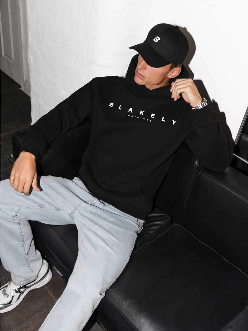 Evolved Relaxed Hoodie - Black