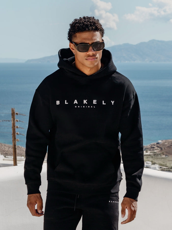 Evolved Relaxed Hoodie - Black