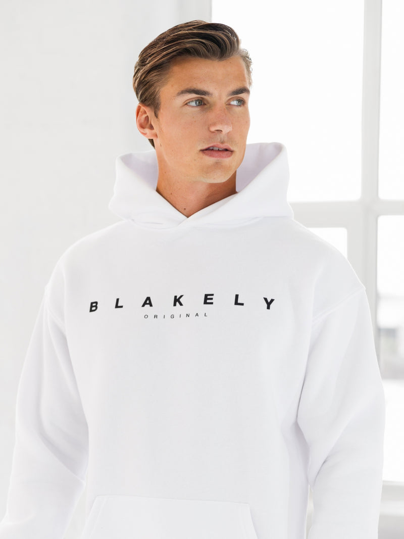 Evolved Relaxed Hoodie - White
