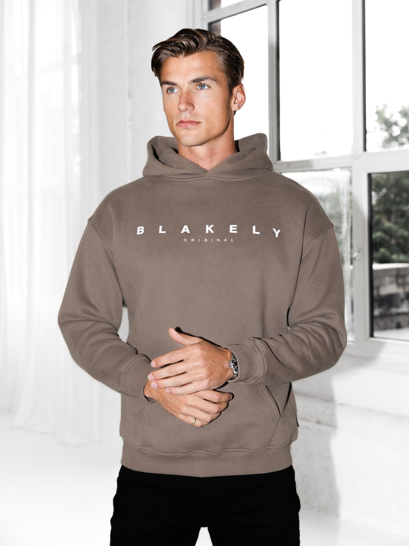 Evolved Relaxed Hoodie - Light Brown