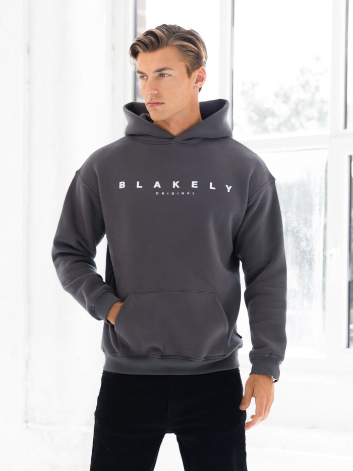 Evolved Relaxed Hoodie - Charcoal