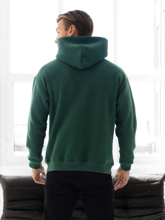 Evolved Relaxed Hoodie - Forest Green