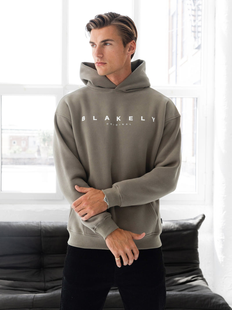 Evolved Relaxed Hoodie - Safari Green