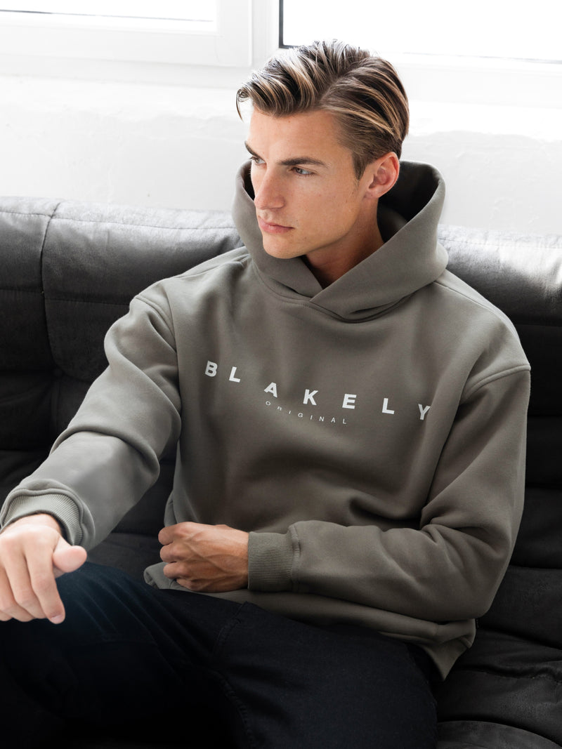 Evolved Relaxed Hoodie - Safari Green