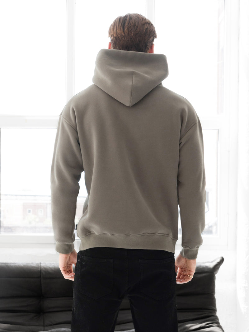 Evolved Relaxed Hoodie - Safari Green