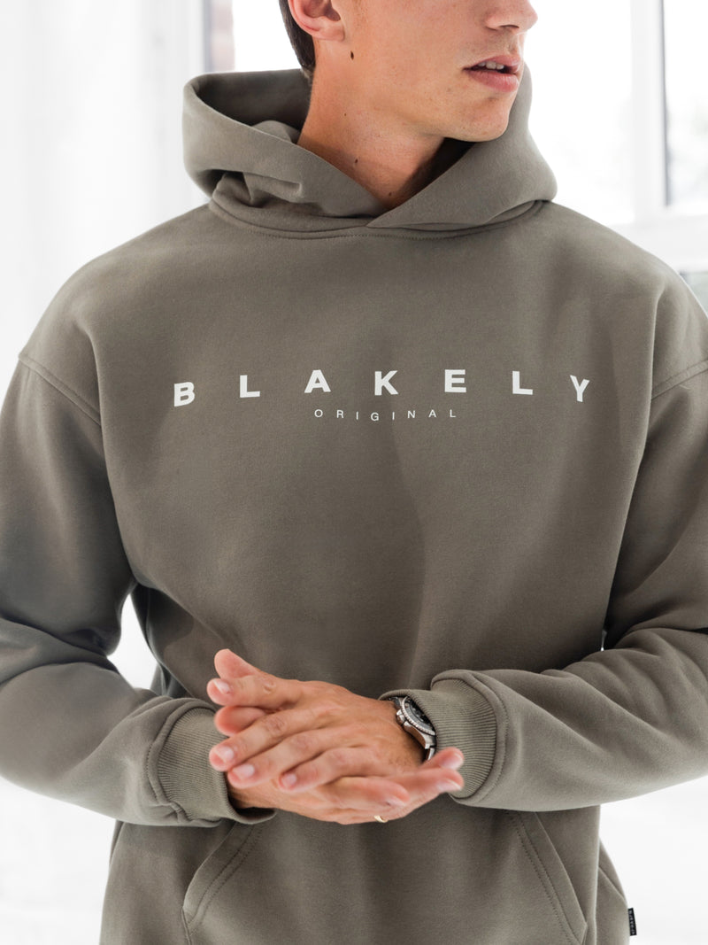 Evolved Relaxed Hoodie - Safari Green
