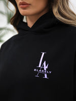 Women's Sports Club Relaxed Hoodie  - Black