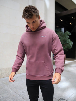Universal Relaxed Hoodie - Burgundy