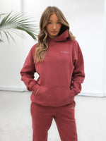 Universal Women's Relaxed Hoodie - Deep Berry