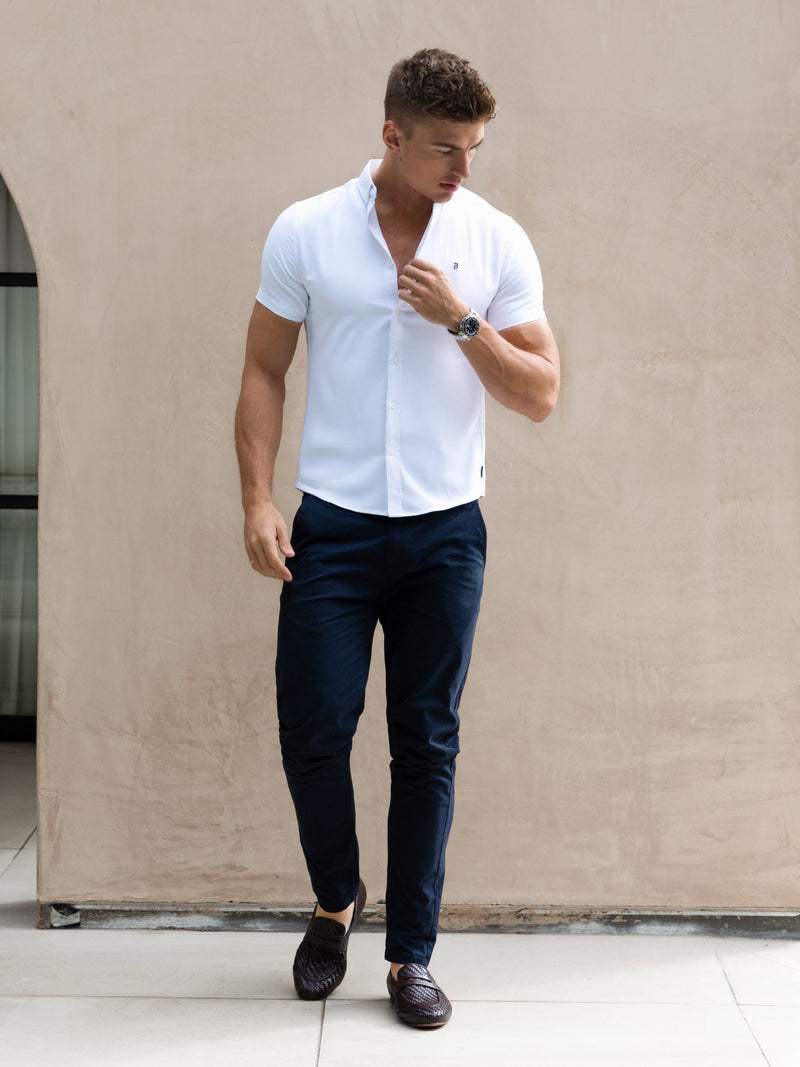 Conrad Short Sleeve Shirt - White