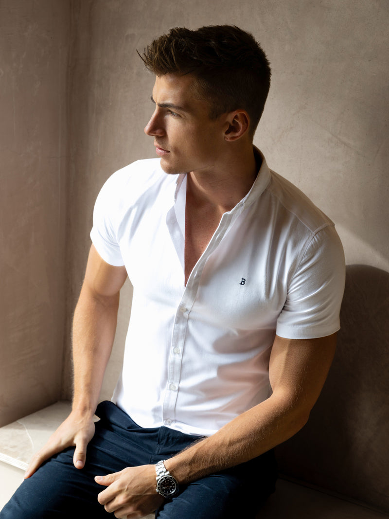 Conrad Short Sleeve Shirt - White