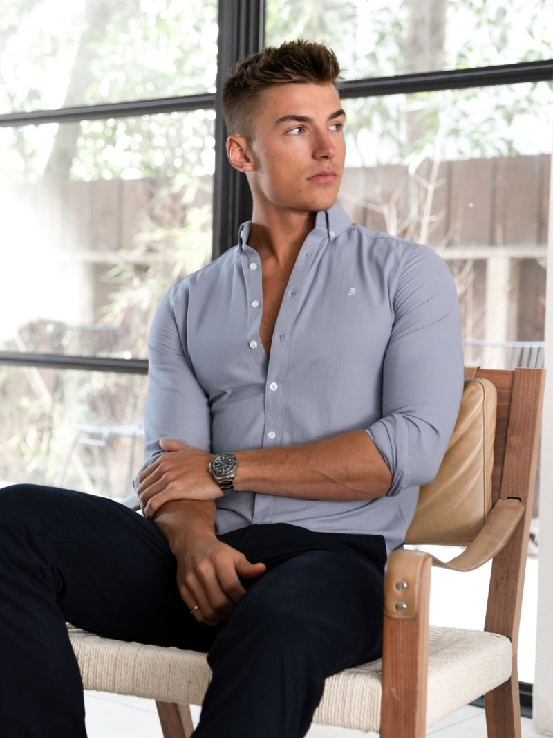 Conrad Long Sleeve Shirt - Pale Lilac