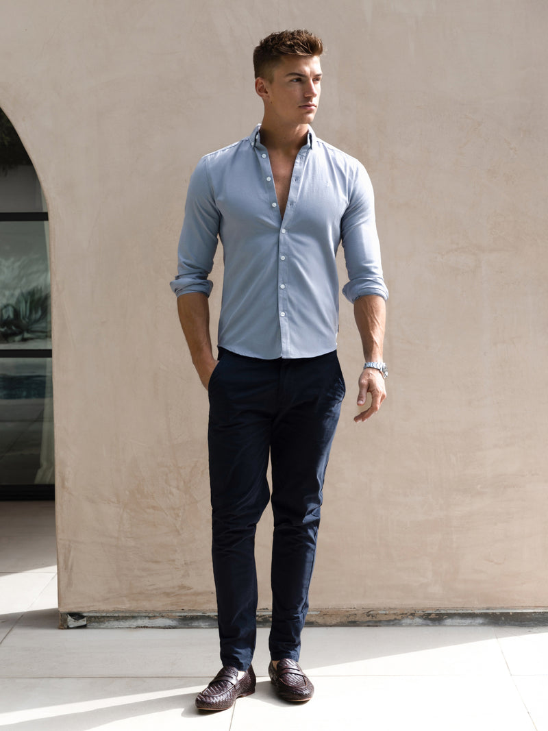 Conrad Long Sleeve Shirt - Pale Lilac