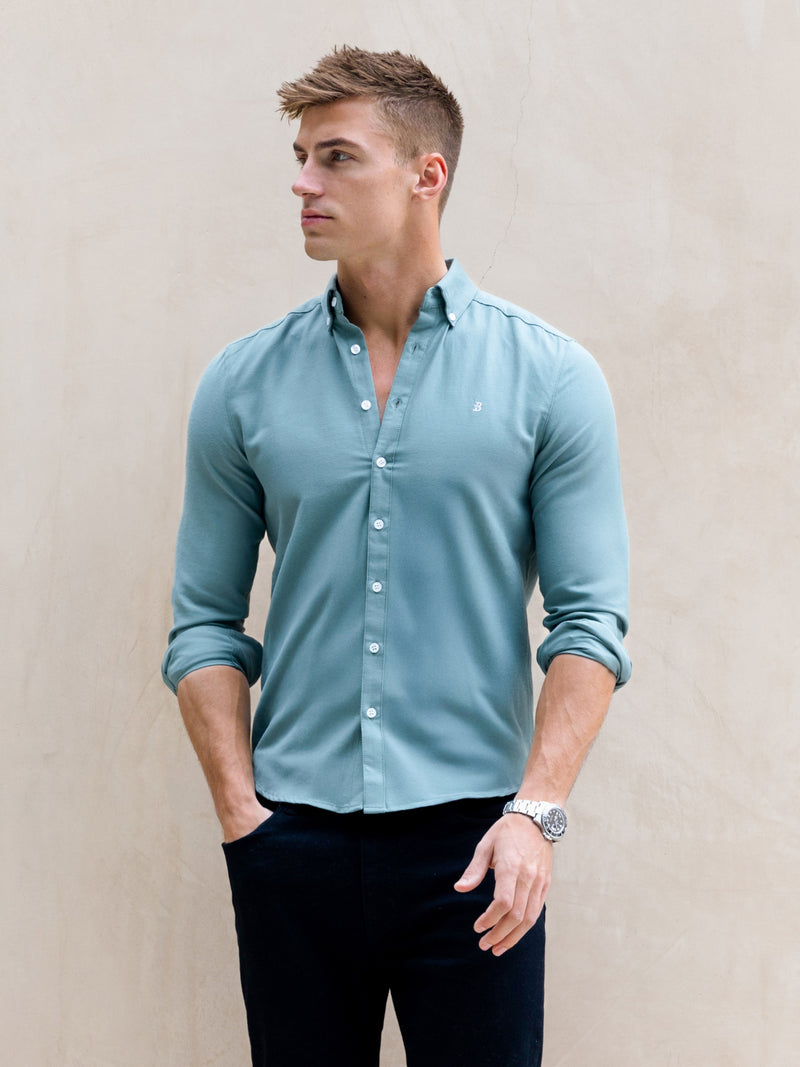 Conrad Long Sleeve Shirt - Sage Green