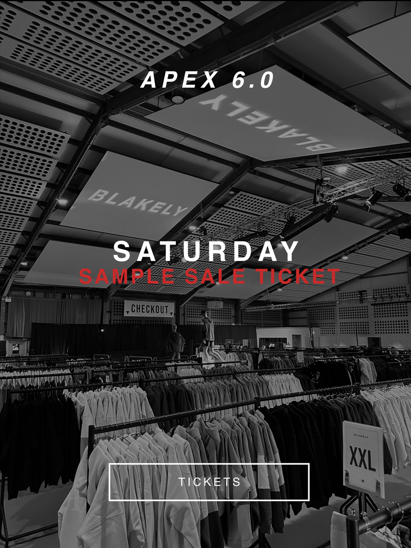 Apex 6.0 Sample Sale - Saturday