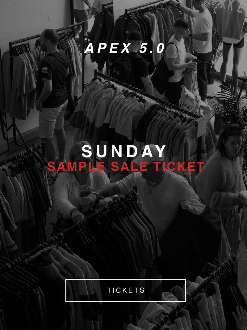 Apex 5.0 Sample Sale - Sunday