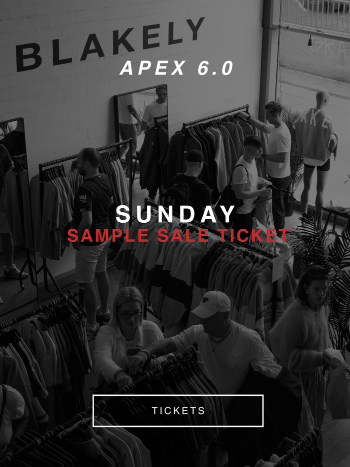 Apex 6.0 Sample Sale - Sunday
