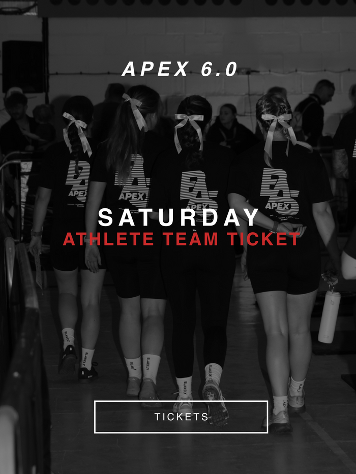APEX 6.0 Athlete Tickets - Saturday