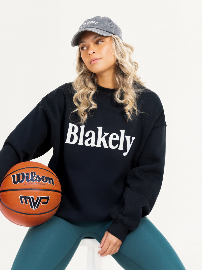 Jada Oversized Jumper - Black