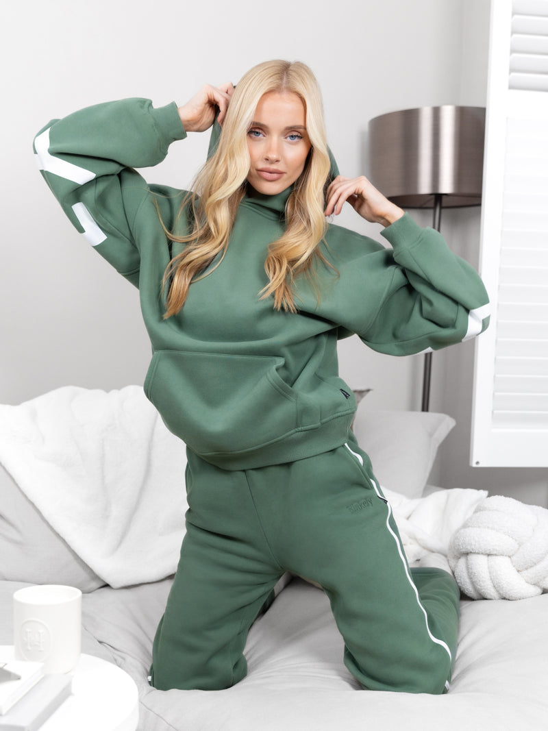 Isabel Oversized Hoodie - Vintage Green