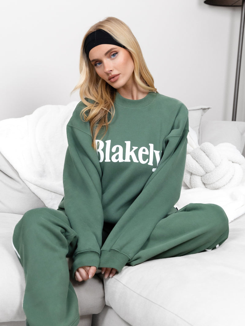 Jada Oversized Jumper - Vintage Green