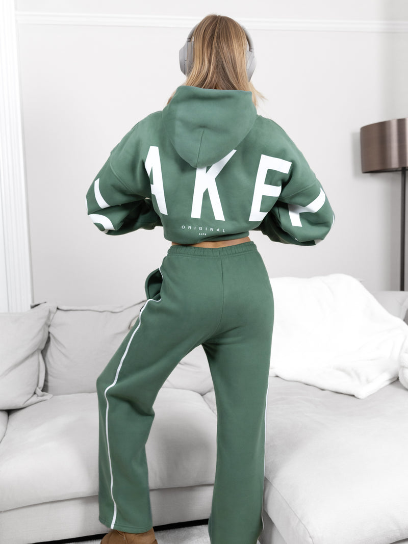 Isabel Oversized Hoodie - Vintage Green