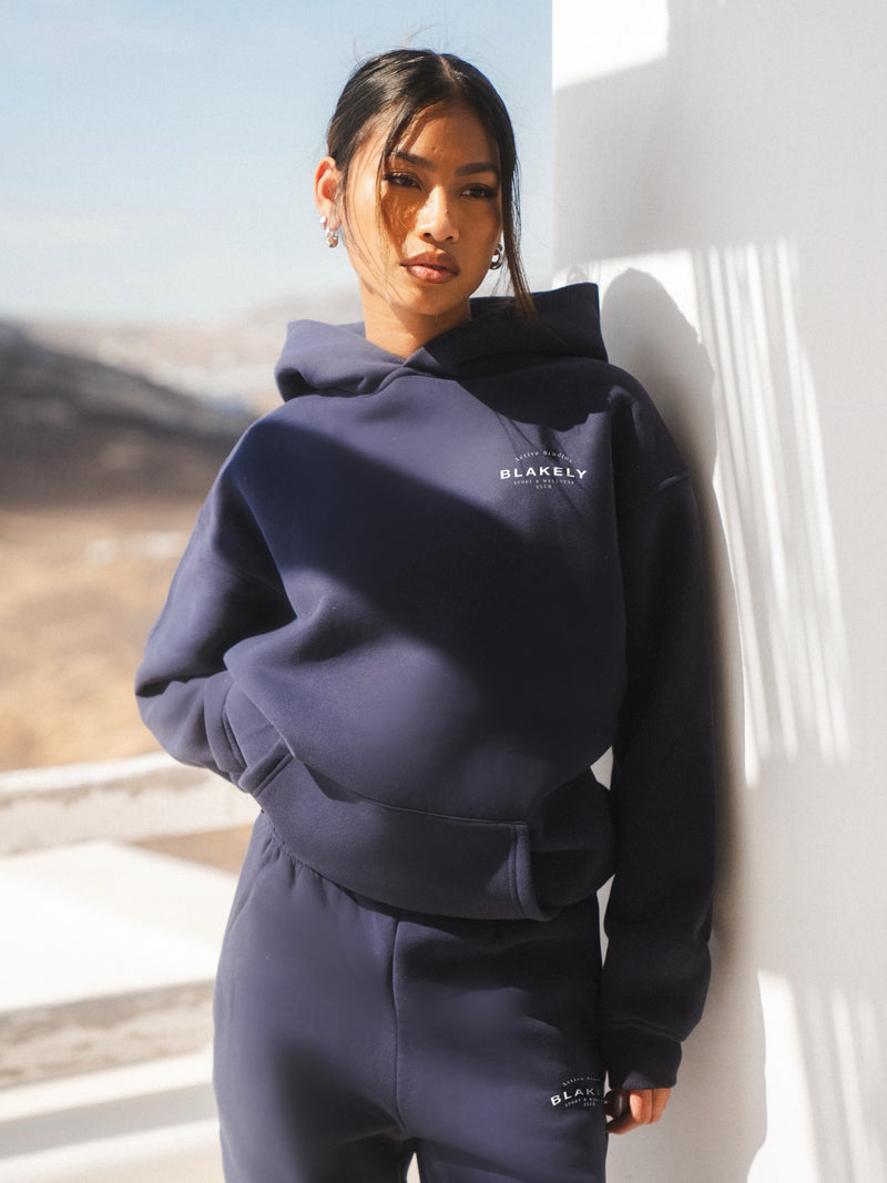 Active Studios Oversized Hoodie - True Navy