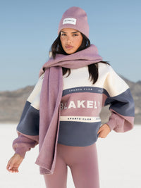 Alpine Oversized Hoodie - Dusty Pink