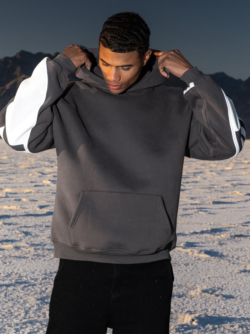 Caleb Relaxed Hoodie - Charcoal
