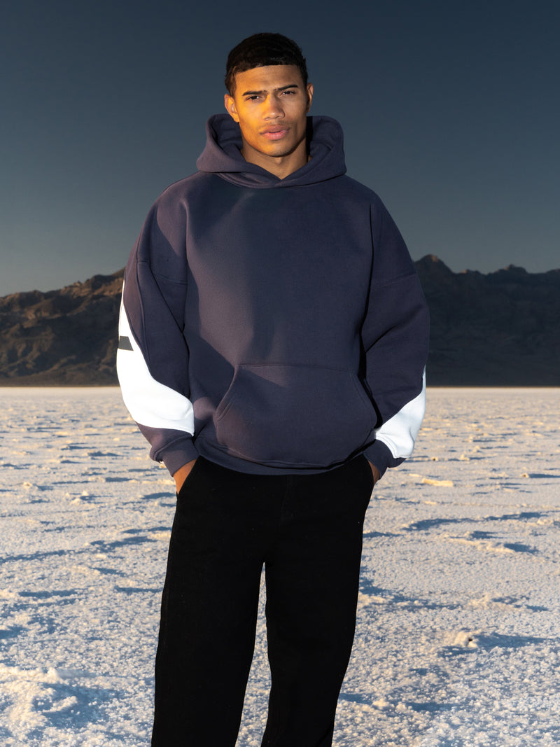 Caleb Relaxed Hoodie - True Navy