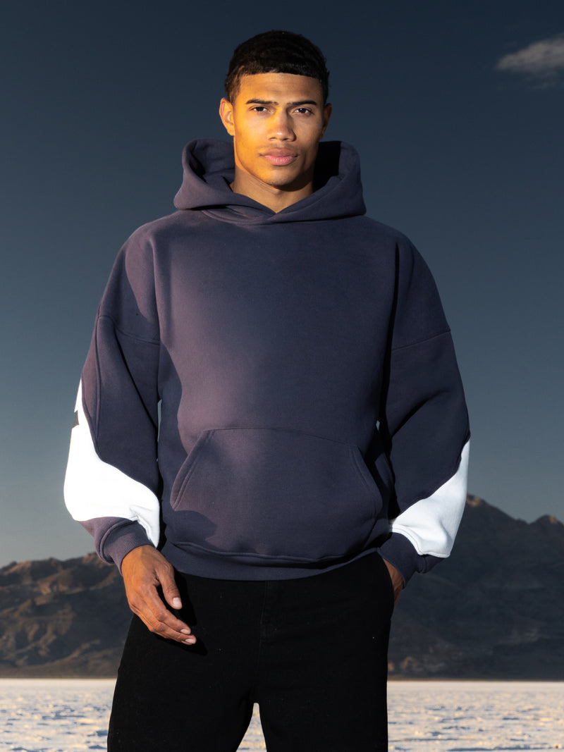 Caleb Relaxed Hoodie - True Navy