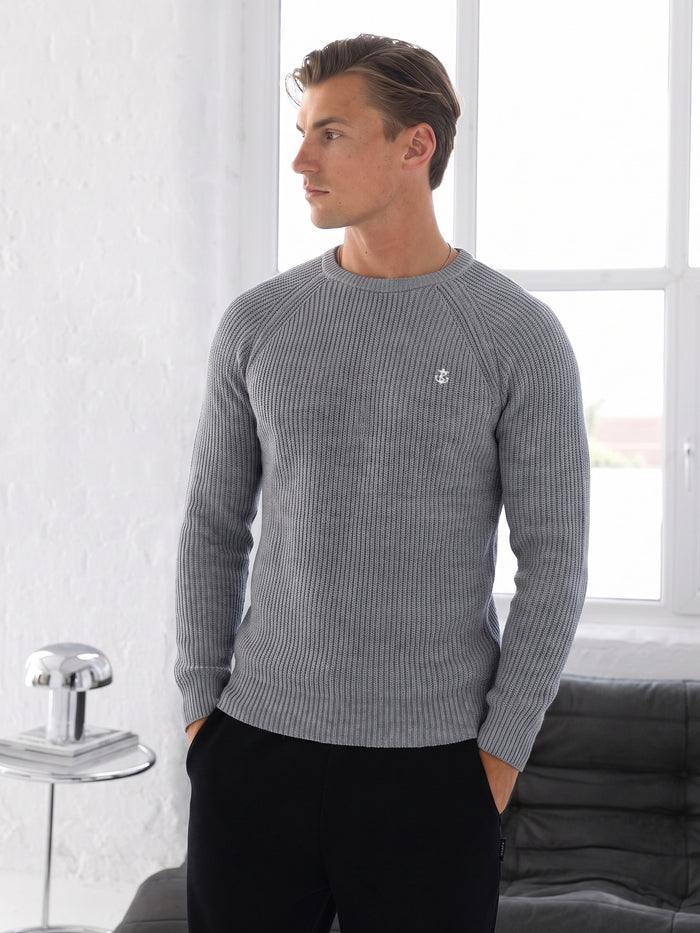 Oxley Knit Jumper - Grey