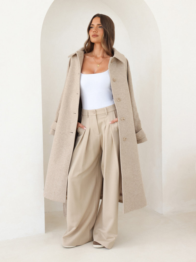 Blakely Basic Tailored Trousers - Tan