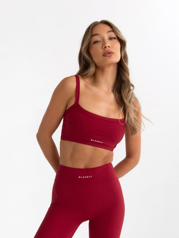 Ultimate Sports Bra - Cherry Red