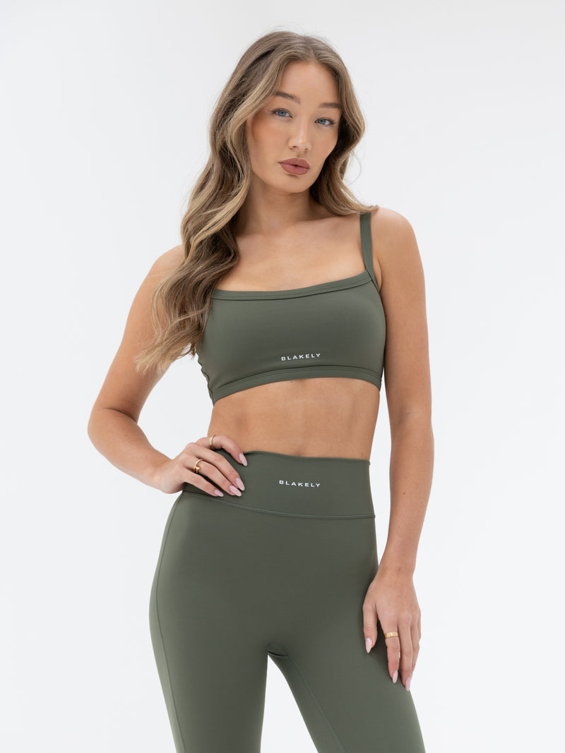 Ultimate Sports Bra - Khaki Green