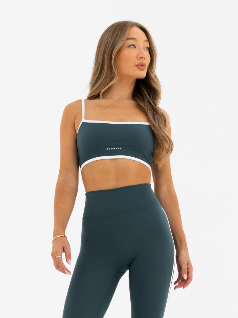 Ines Active Bra - Teal Green