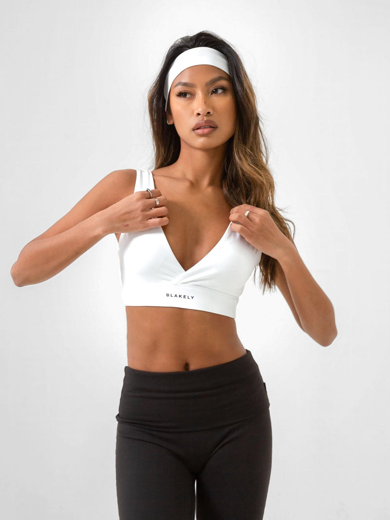 Reform Triangle Bra - White