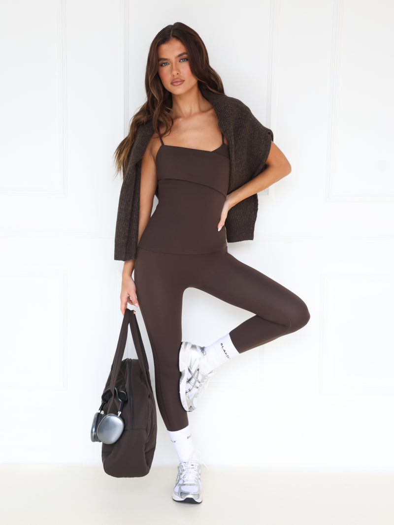 Ultimate Crossover Active Vest - Chocolate Brown