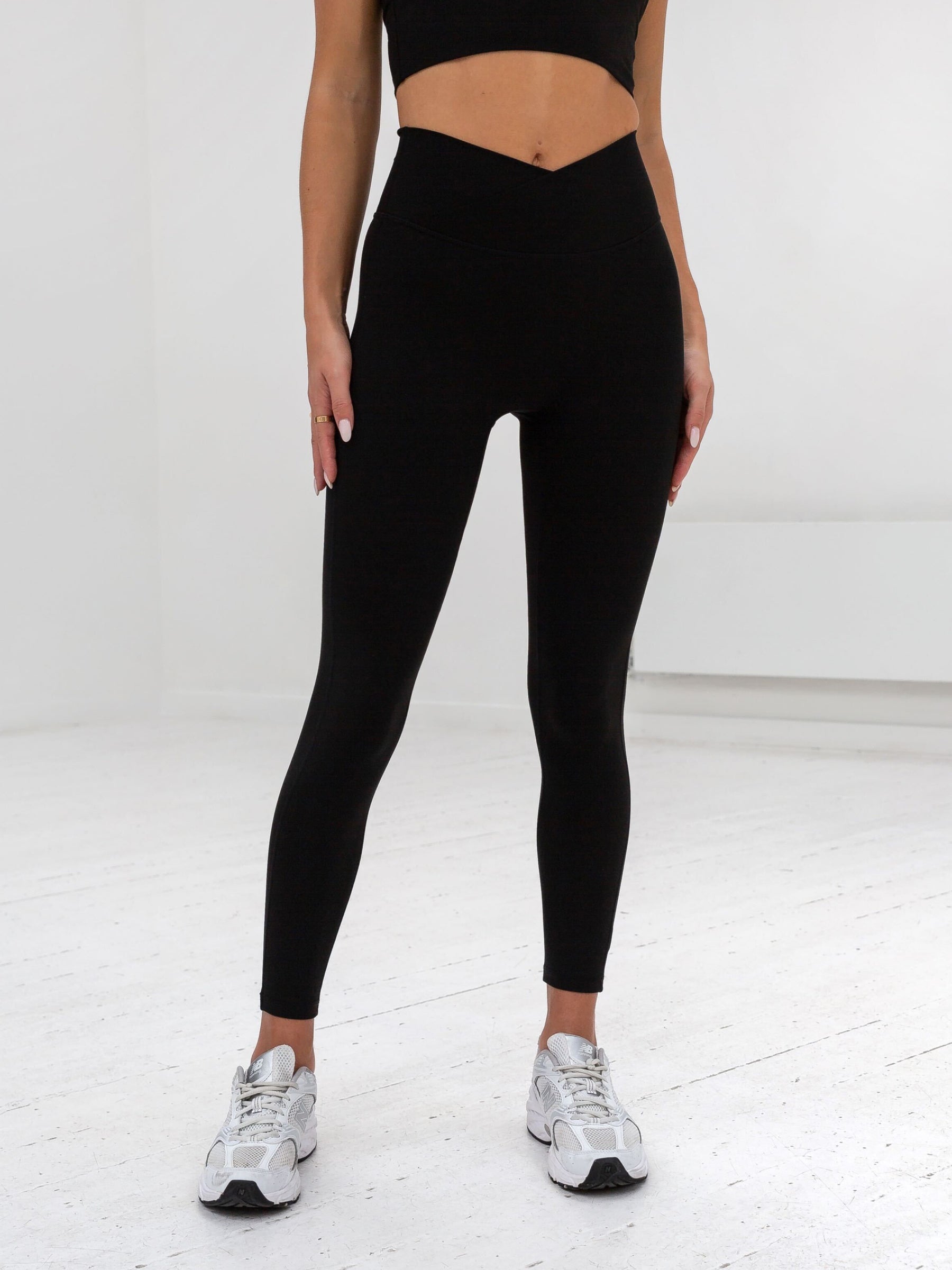 Black designer leggings hotsell