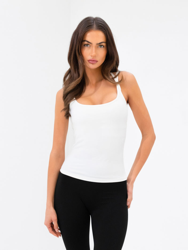 SculptForm Vest Top - White