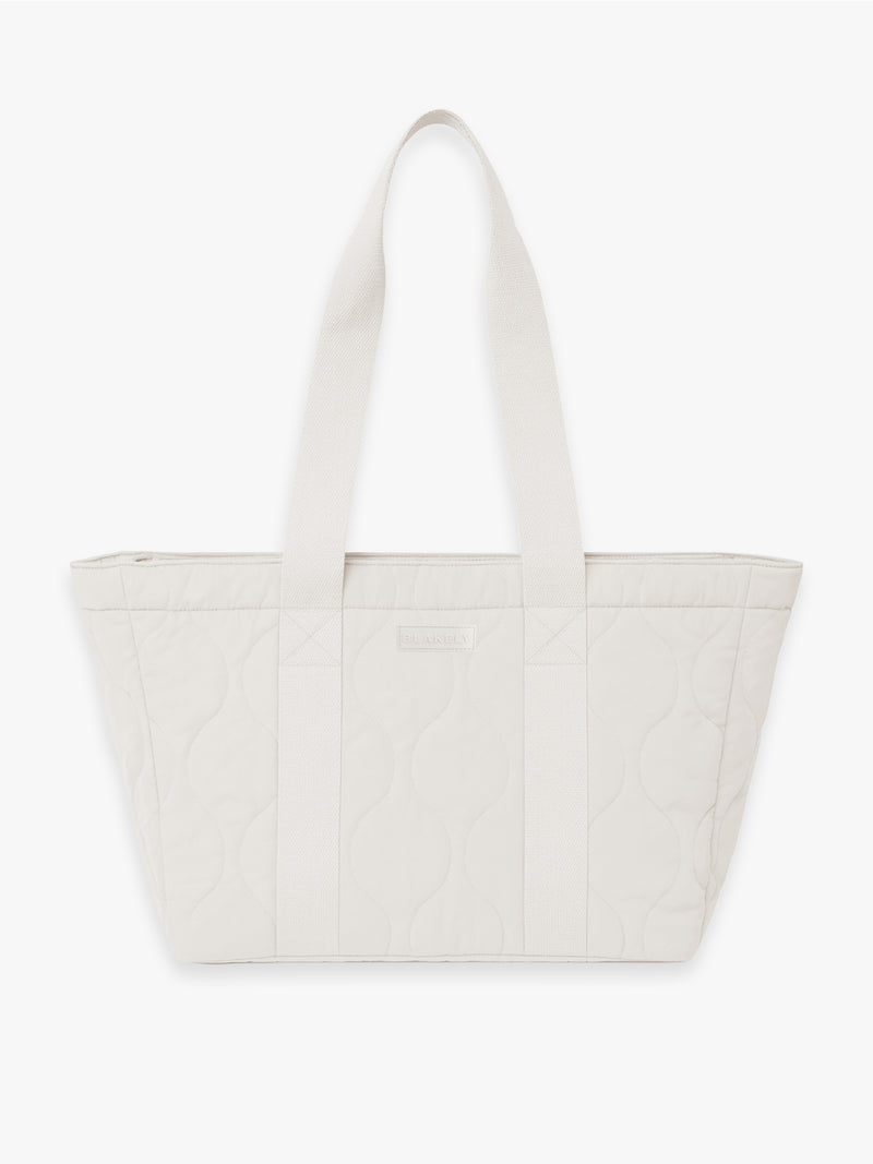 Quilted Tote Bag - Chalk