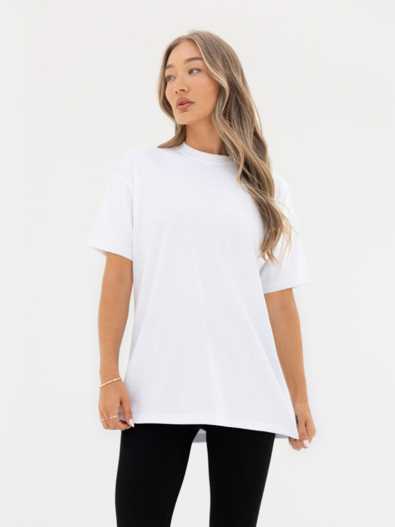 Thea Oversized T-Shirt - White & Black