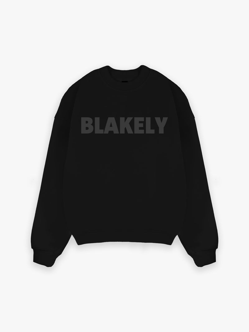 Studio Relaxed Jumper - Tonal Black