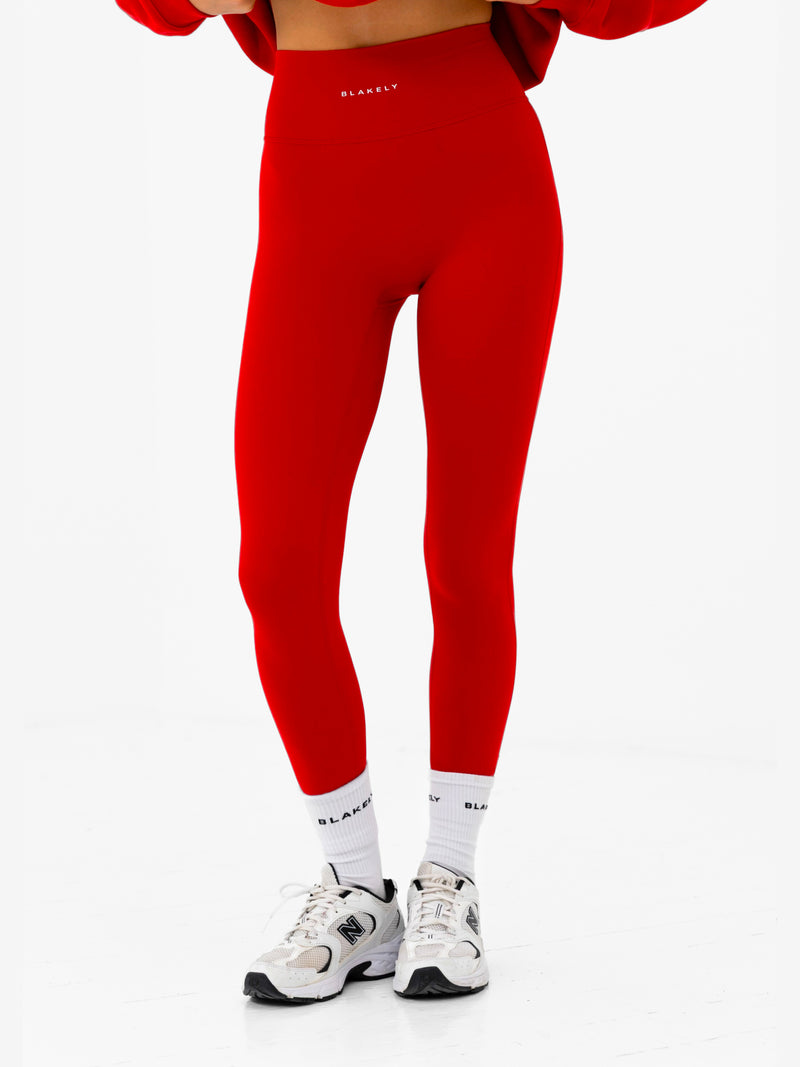 Ultimate Active Leggings - Chilli Red