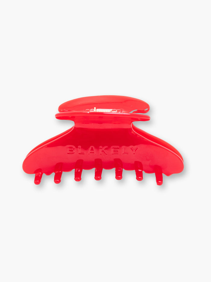 Blakely Claw Clip - Red
